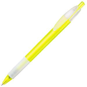 X-1 FROST GRIP, ручка шариковая, фростированный желтый/белый
