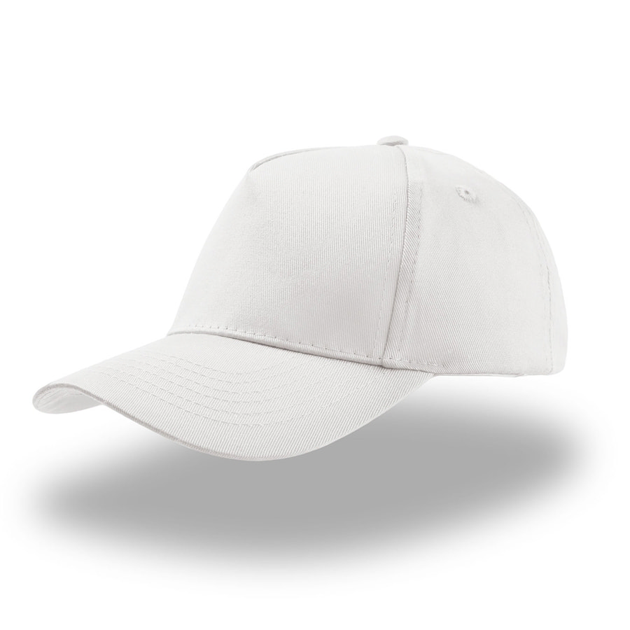 Бейсболка детская"KID START FIVE", 5 клиньев, застежка на липучке, белый, 100% хлопок, 160 г/м2