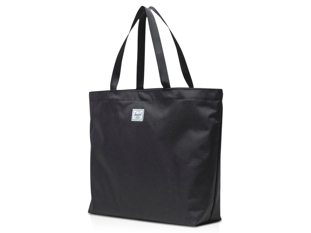 Herschel Classic™ эко-сумка-тоут из переработанного материала объемом 19 л - сплошной черный