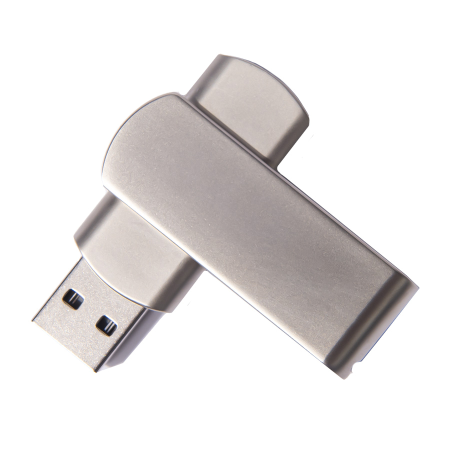 USB flash-карта SWING METAL (32Гб), серебристая, 5, 3х1, 7х0, 9 см