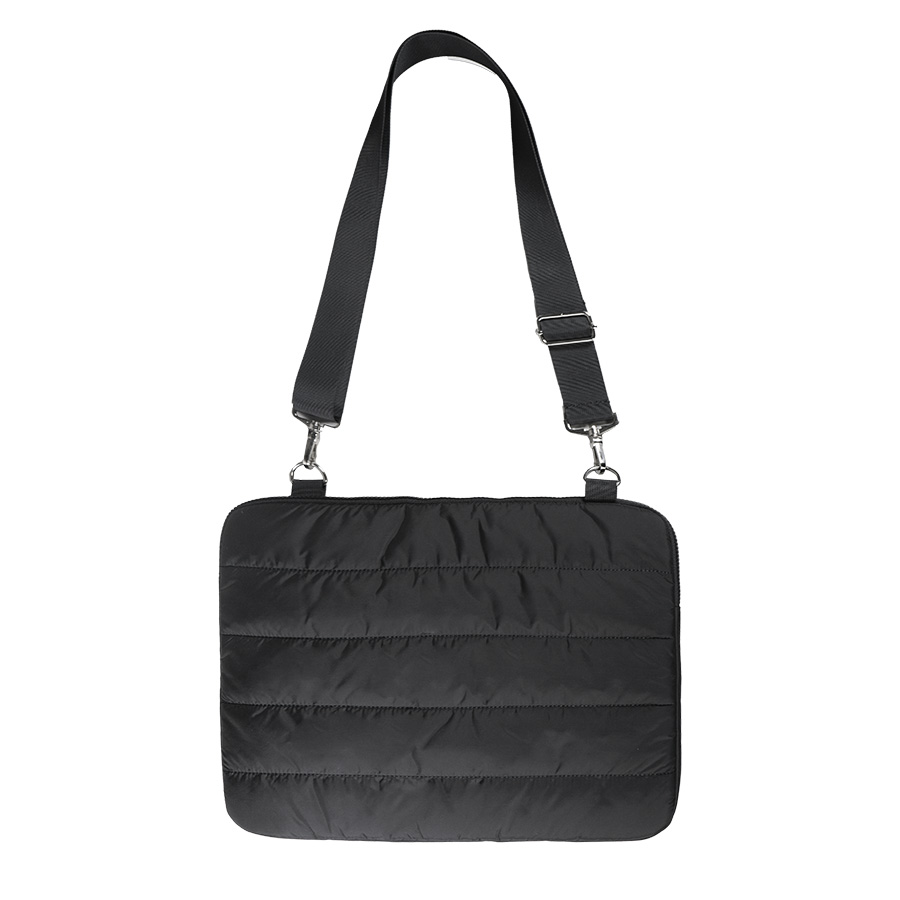 Конференц сумка"MIX", чёрный, 38 х 30 х 1,5 см, 100% нейлон