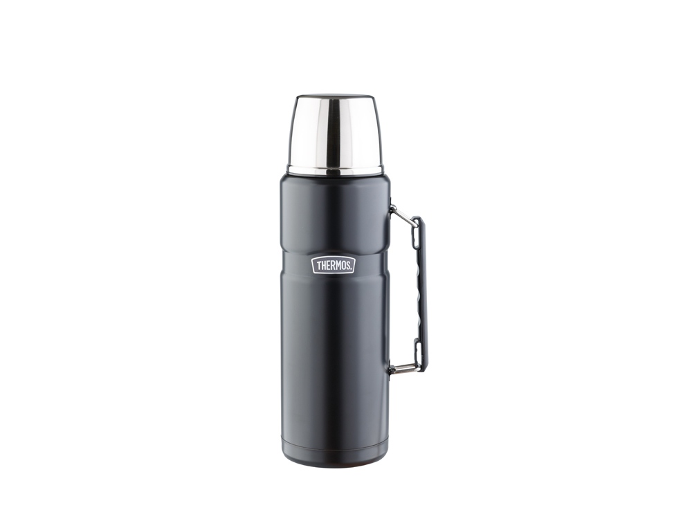 Термос со стальной колбой тм THERMOS SK2020 Matte Black King Stainless Steel Vacuum Flask. 2.0L