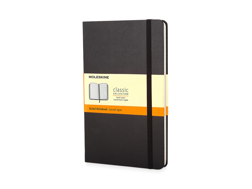 Записная книжка Moleskine Classic (в линейку) в твердой обложке, Pocket (9×14см)