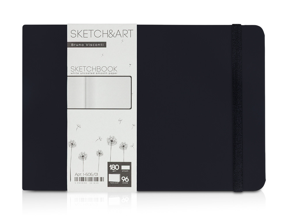 Скетчбук Sketch & Art в твердом переплете 213х146 мм, 96 л. белой бумаги 180 г/м2