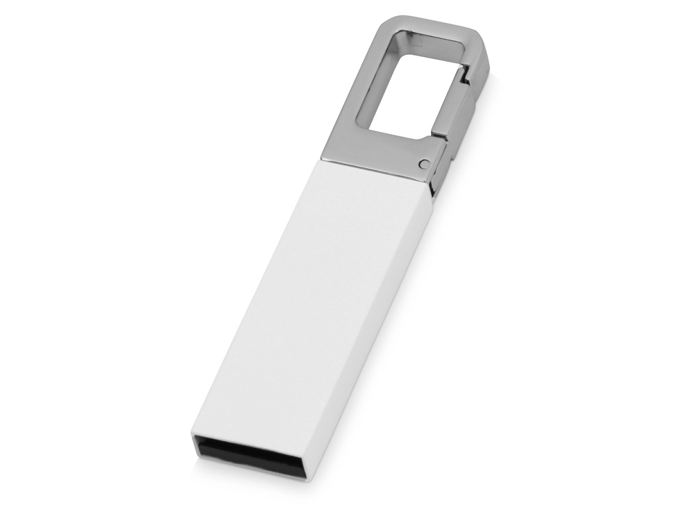 Флеш-карта USB 2.0 16 Gb с карабином Hook