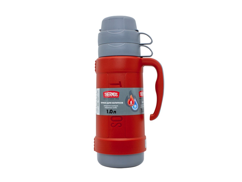 Термос со стеклянной колбой тм THERMOS PICNIC 40 Series Red 1