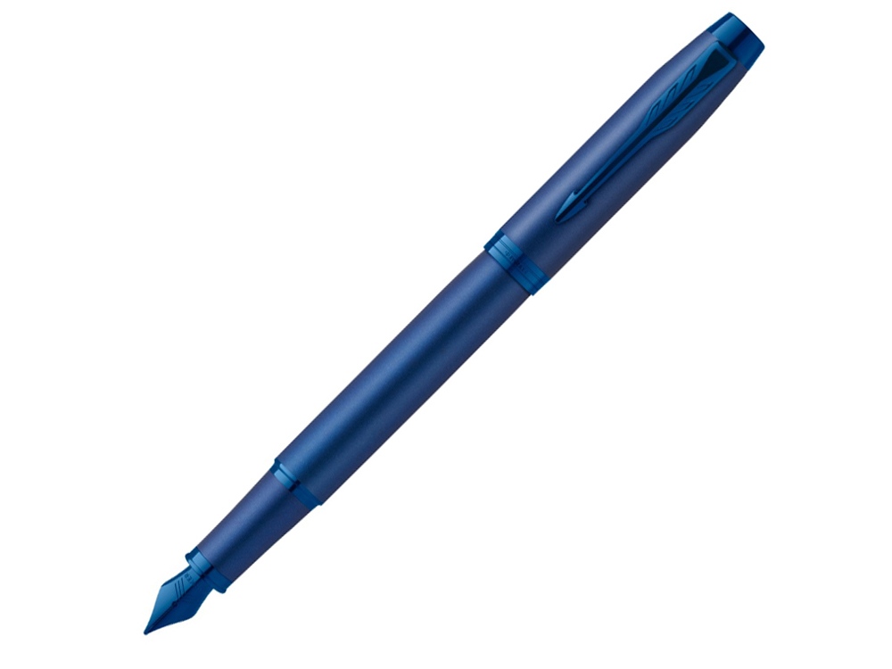 Перьевая ручка Parker IM Monochrome Blue, перо:F, цвет чернил: blue