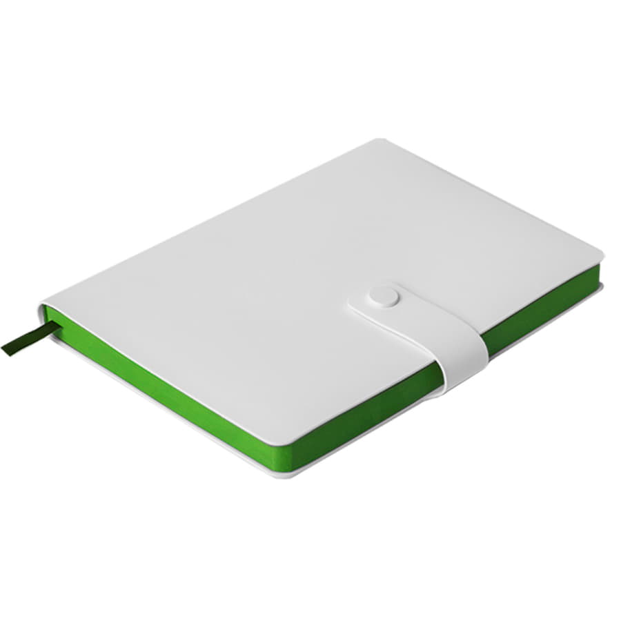 Ежедневник недатированный Stellar, А5, белый, кремовый блок  в линейку