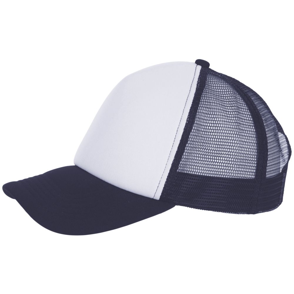 темно-синяя с белым