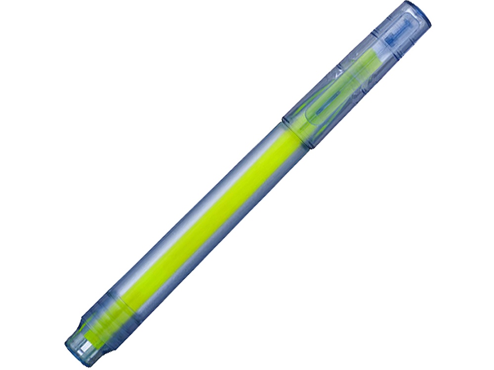 синий прозрачный/желтый