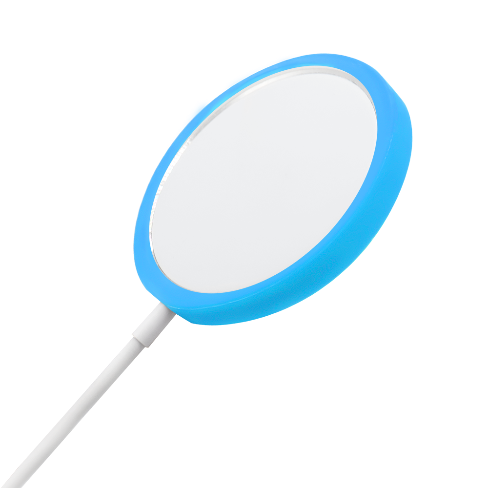 белый/голубой