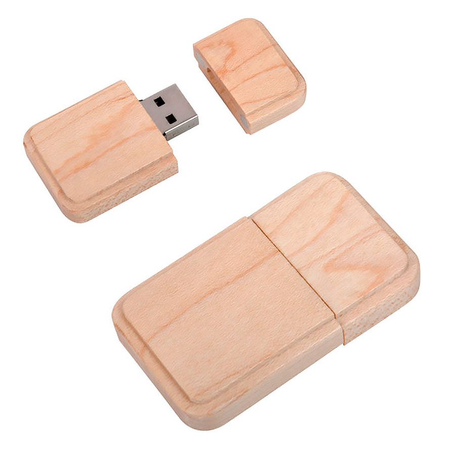 USB flash-карта»Wood» (8Гб), 4, 9х2, 9х1, 1см