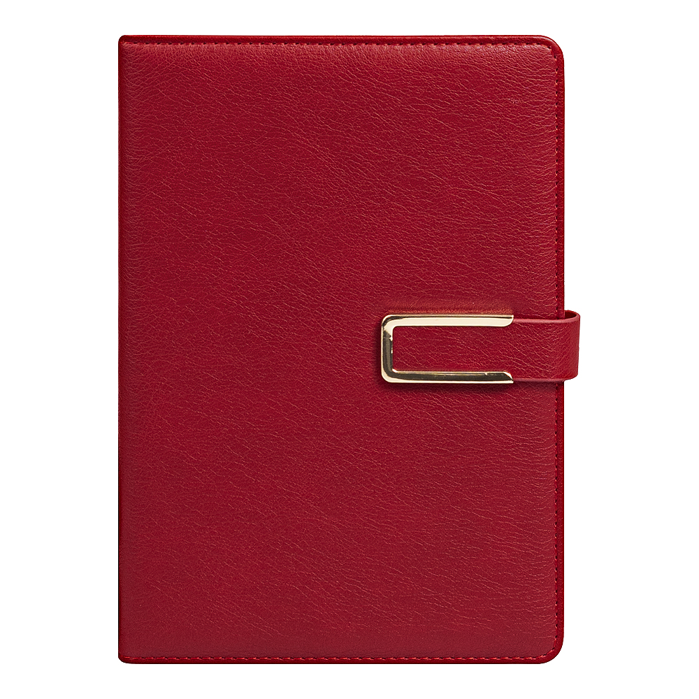 Ежедневник City Bary Mocco A5 в подарочной коробке, бордовый с золотистым, недатированный, в твердой обложке