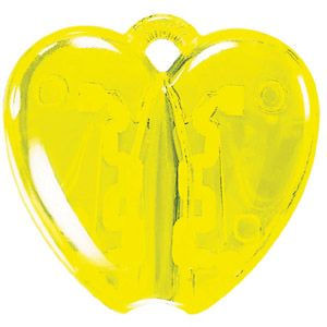 HEART CLACK, держатель для ручки, прозрачный желтый