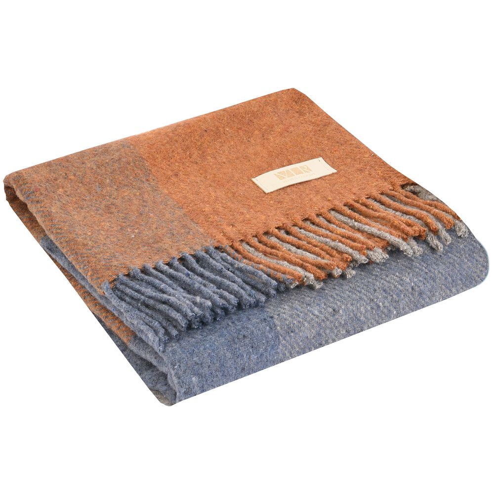 оранжевый с голубым