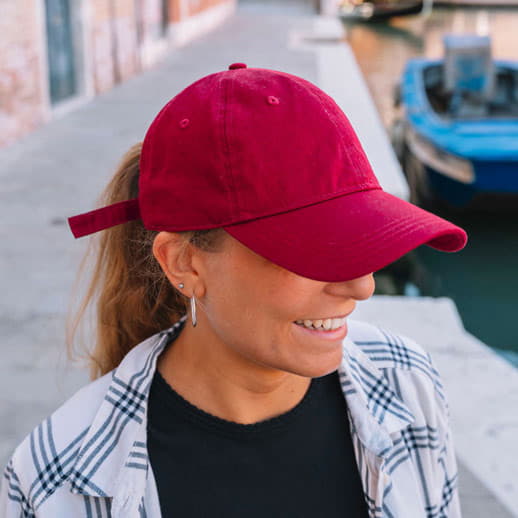 Бейсболка"GREEN CAP", 6 клиньев, метал. застежка, белый, 100% органич. хлопок, плотность 265 г/м2