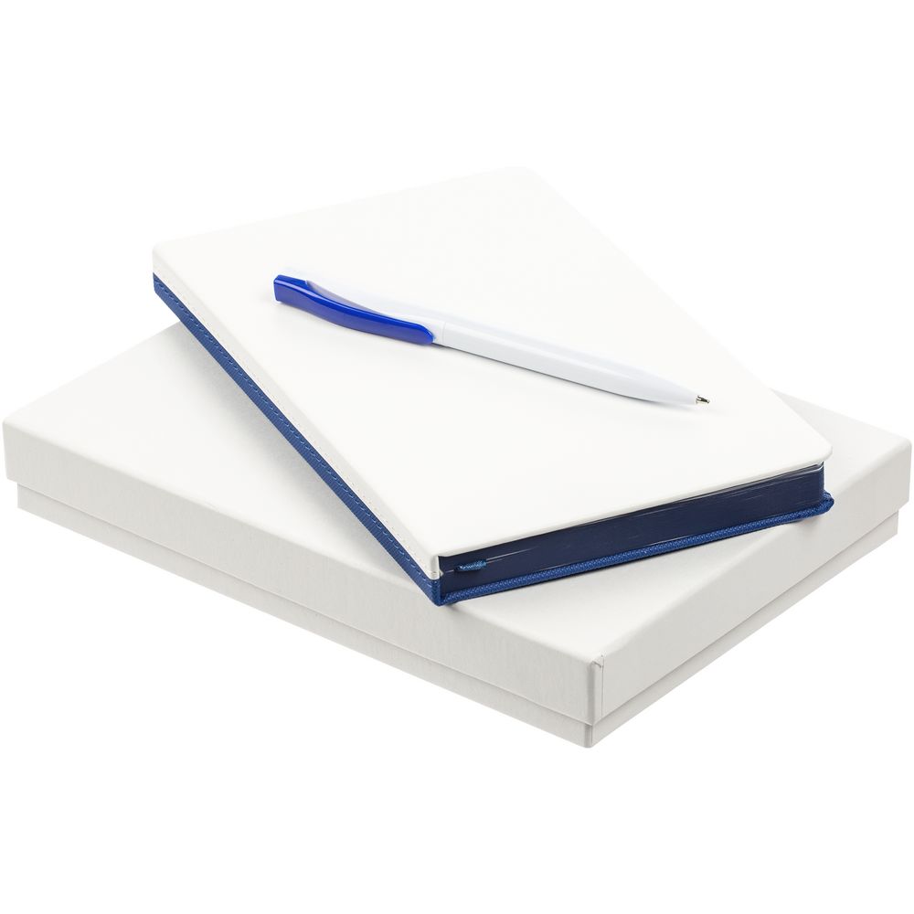 белый с синим