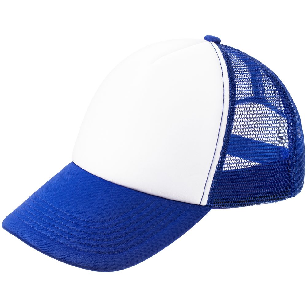 ярко-синяя с белым