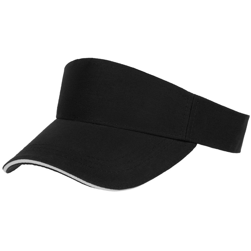 черный с белым кантом