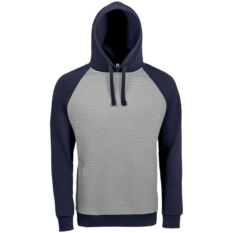 серый меланж c темно-синим