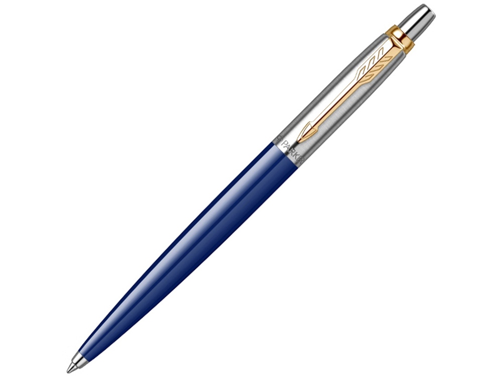 Шариковая ручка Parker Jotter K160, цвет: Blue/GT, стержень: M, цвет чернил: blue