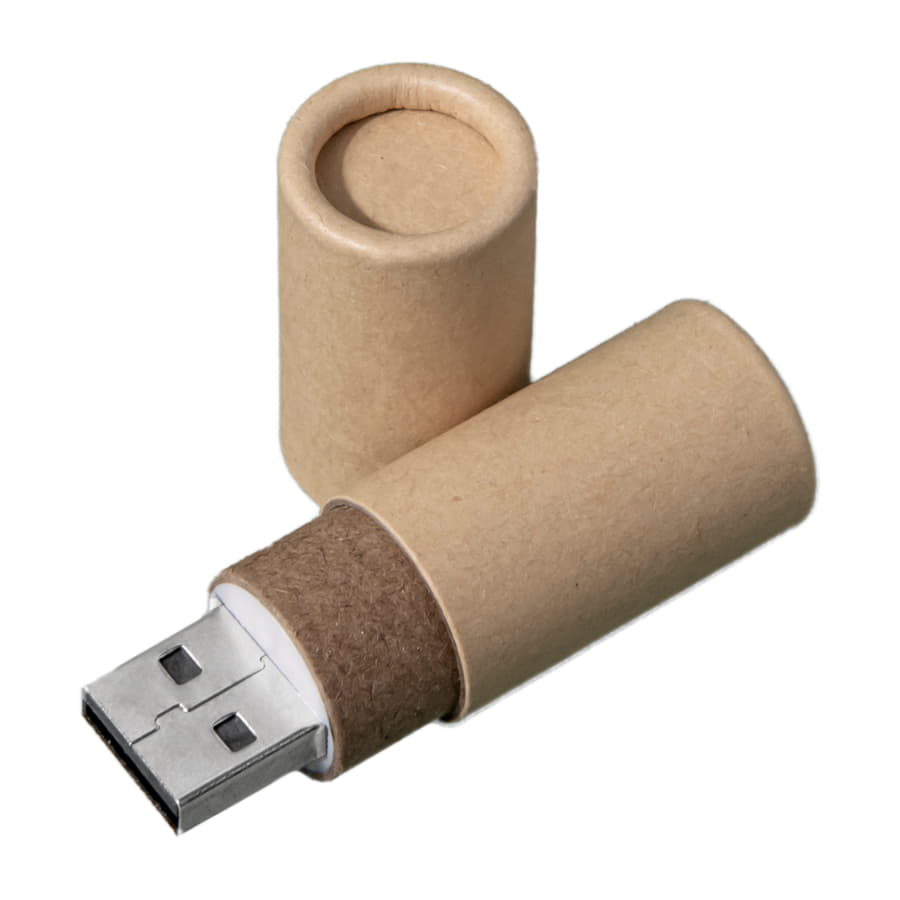 USB flash-карта TUBE (8Гб), натуральная, 6, 0х1, 7х1, 7 см