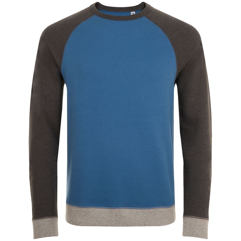 синяя с черным меланжем