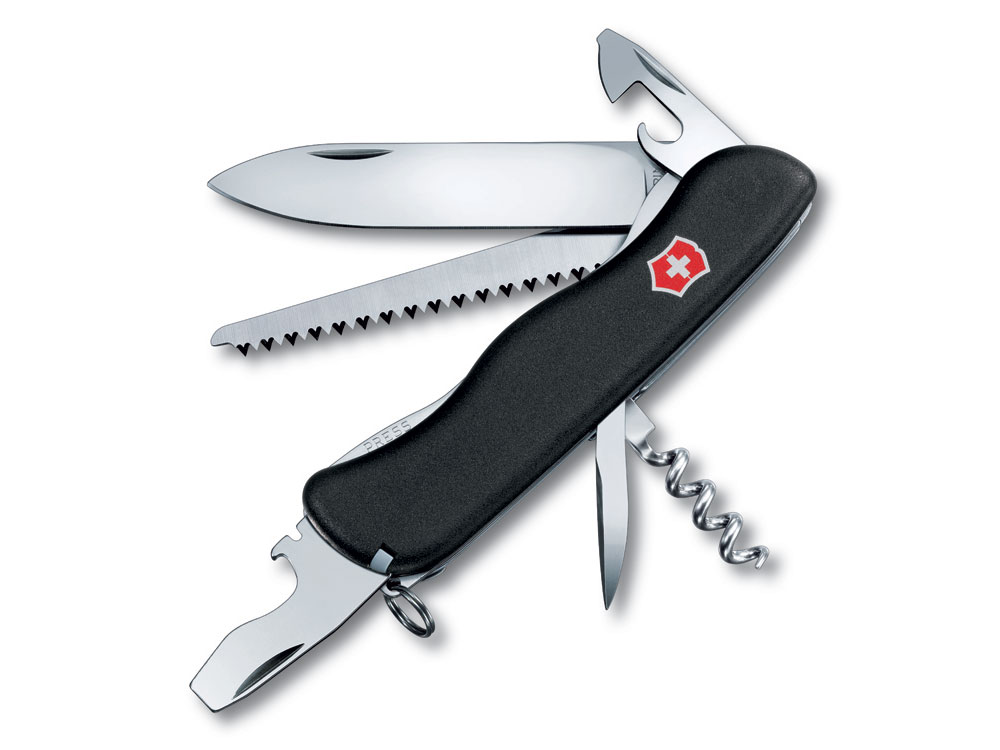 Нож перочинный VICTORINOX Forester, 111 мм, 12 функций, с фиксатором лезвия