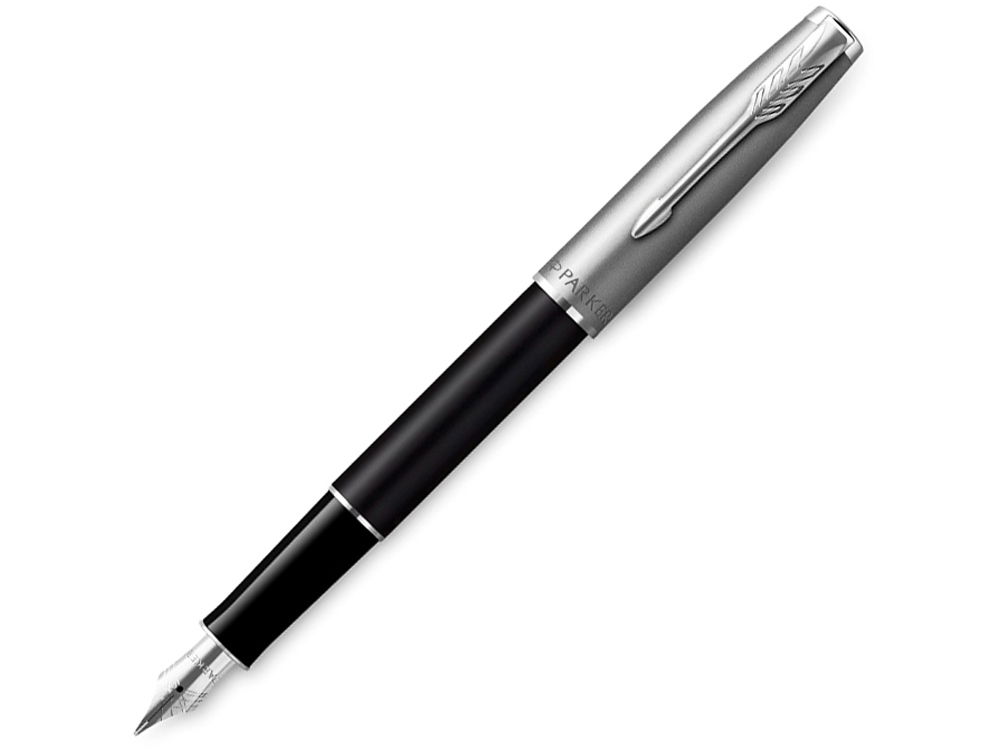 Перьевая ручка Parker Sonnet Entry Point Black Steel CT, перо: F, цвет чернил: black
