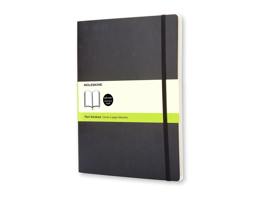 Записная книжка Moleskine Classic Soft (нелинованный), Хlarge (19х25 см)
