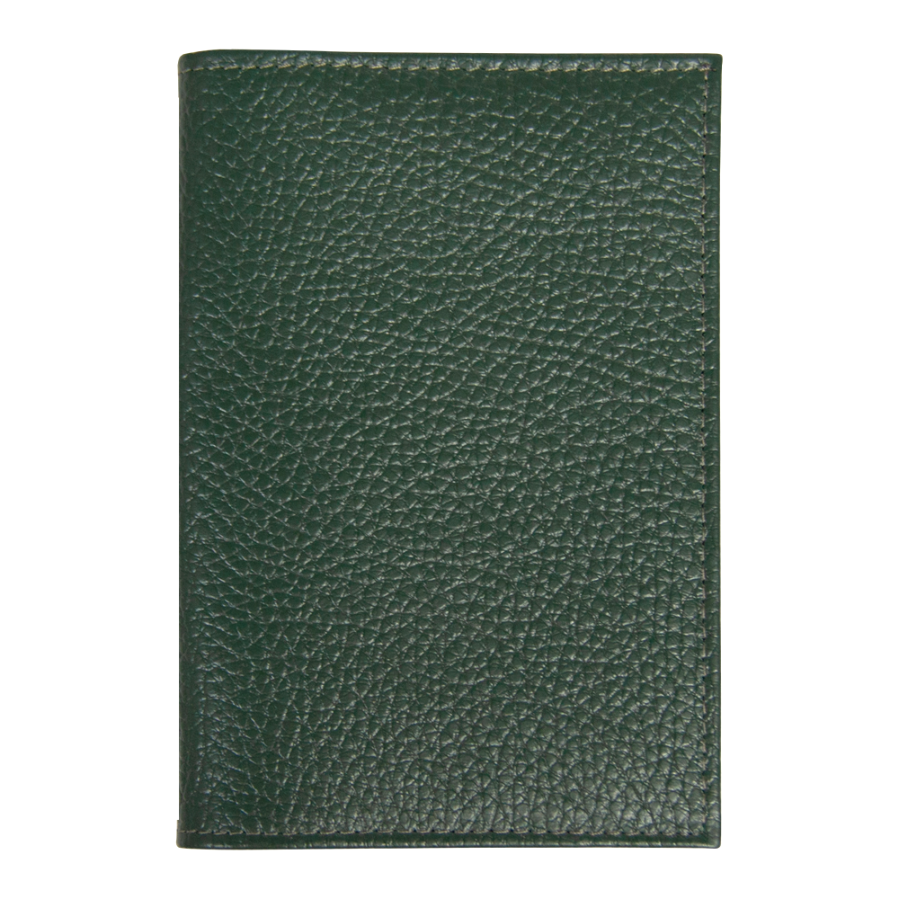 Обложка для паспорта Leather Sky Flotter из натуральной кожи, зеленая