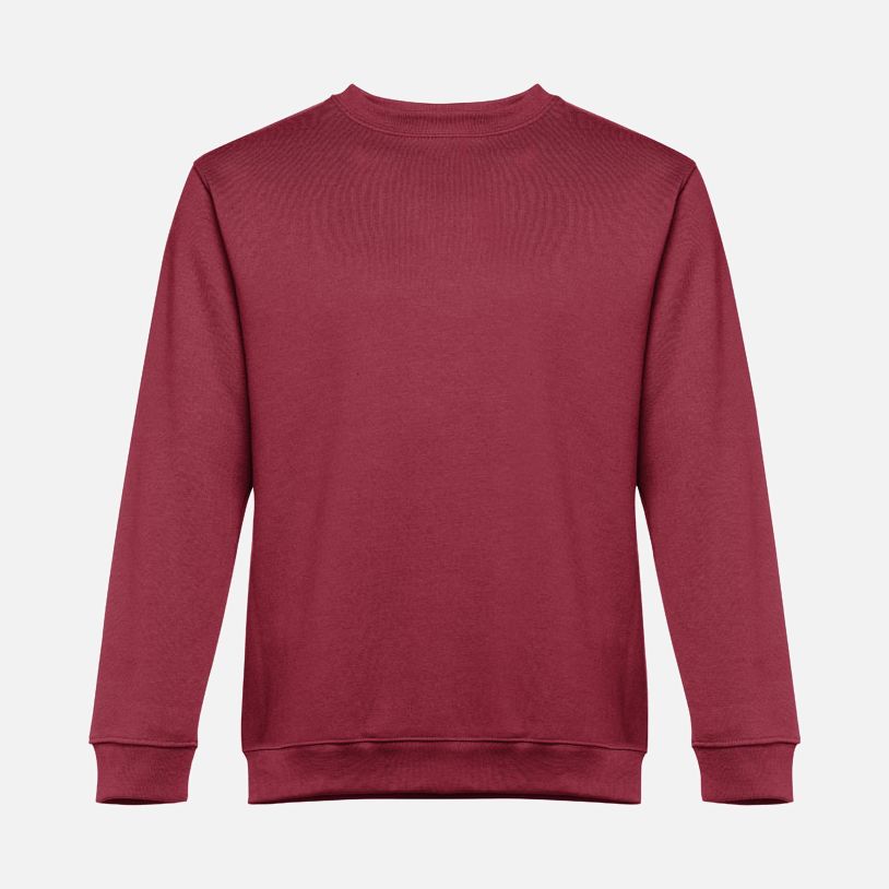 Свитшот унисекс Delta, бордовый