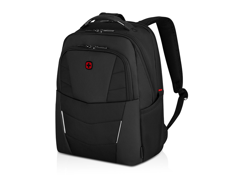 Рюкзак WENGER ALTAIR 15.6, черный, переработанный ПЭТ/Полиэстер, 32х21х44 см