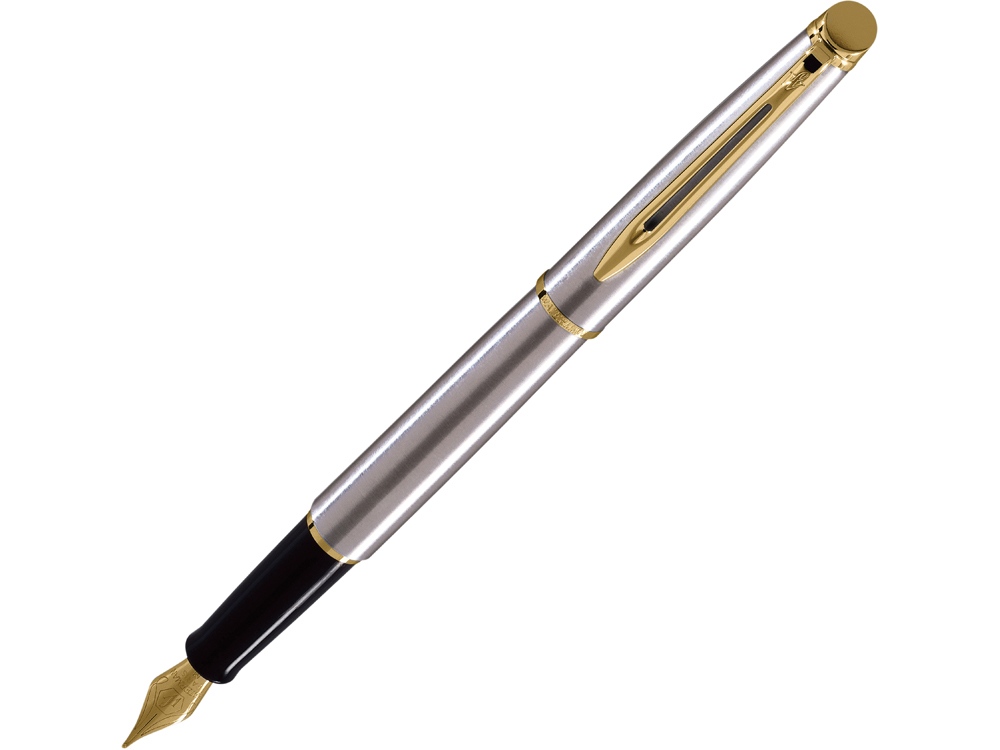 Ручка перьевая Waterman Hemisphere Stainless Steel GT F