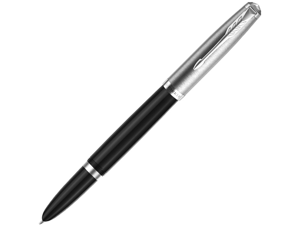 Перьевая ручка Parker 51 CORE BLACK CT, перо: F, цвет чернил: black