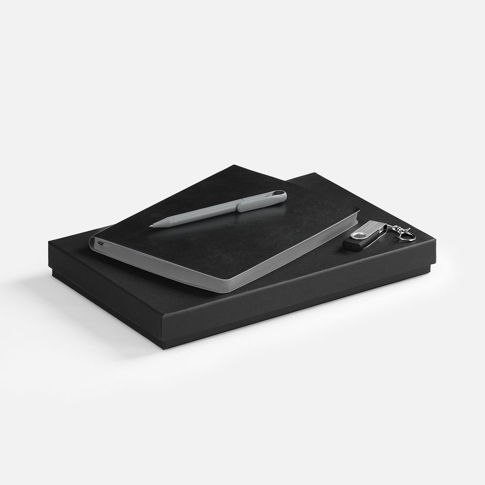 черный с серым