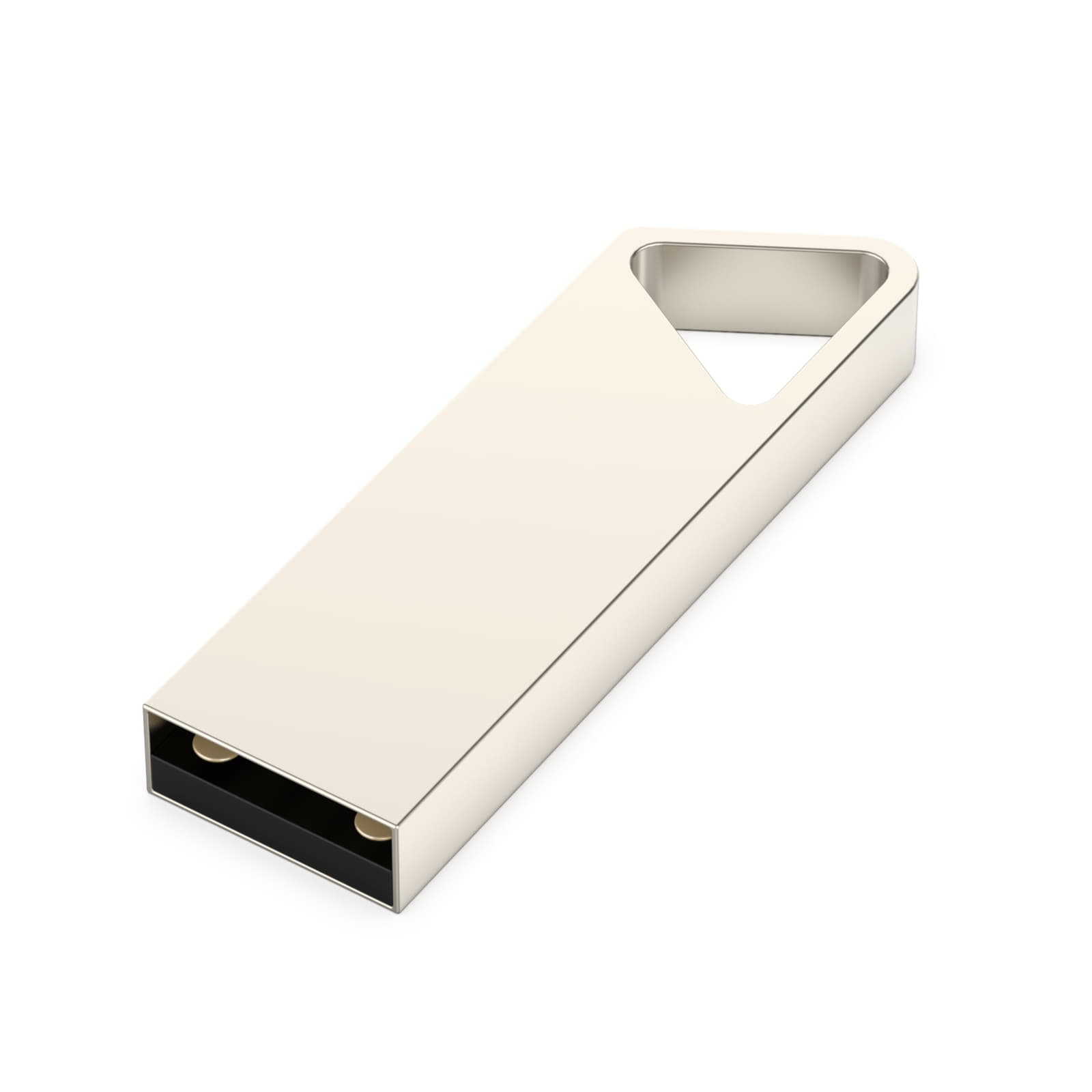USB flash-карта SPLIT (8Гб), серебристая, 3, 6х1, 2х0, 5 см