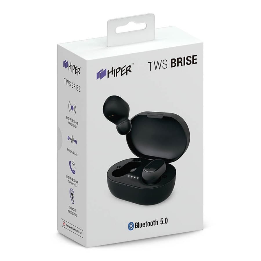 Наушники беспроводные с зарядным боксом BRISE TWS