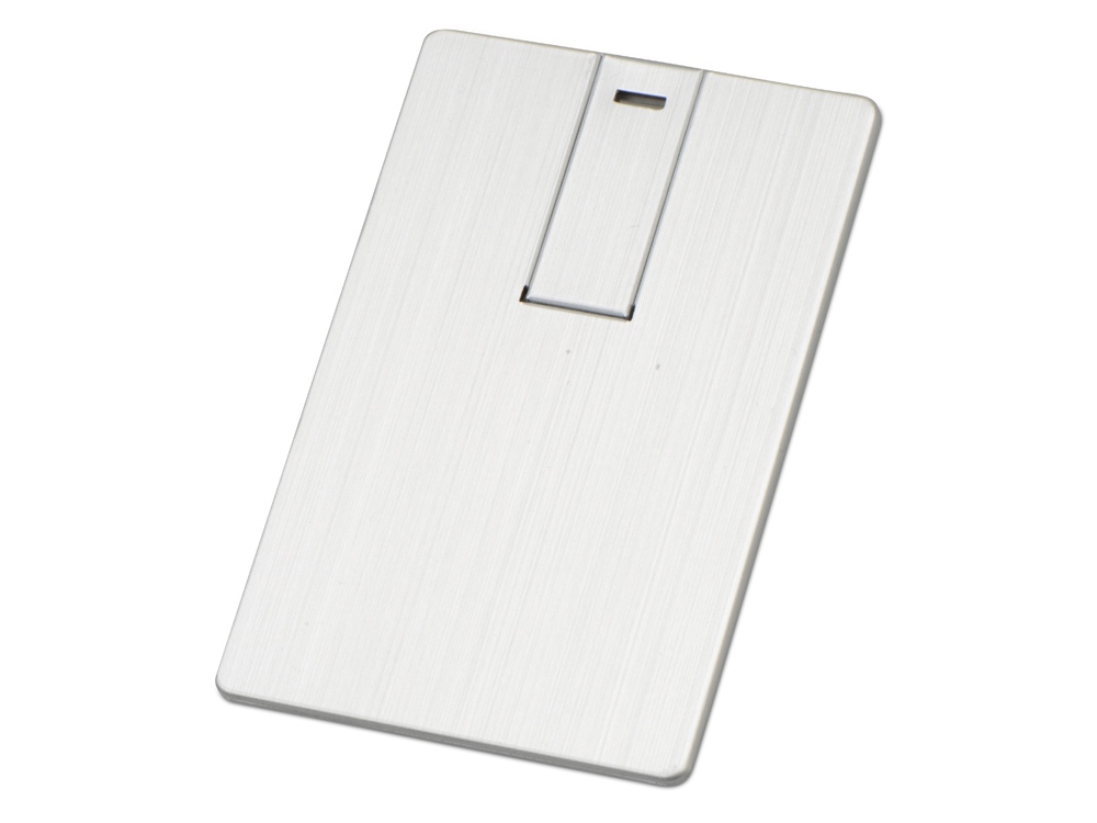 Флеш-карта USB 2.0 16 Gb в виде металлической карты Card Metal