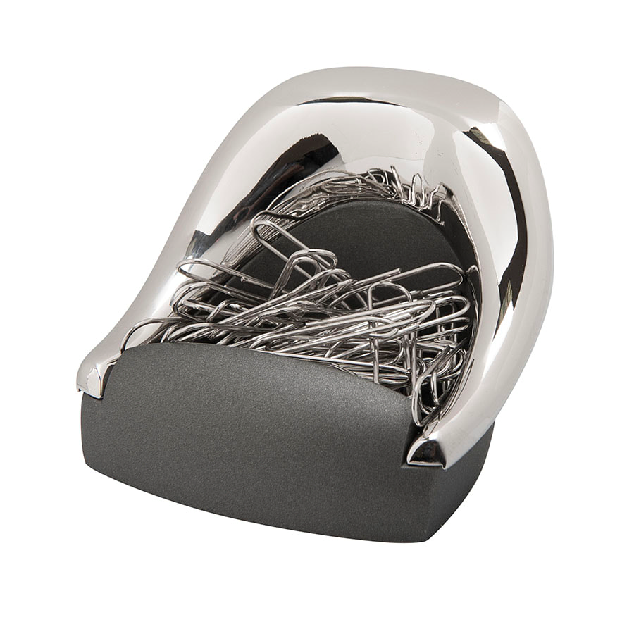 Подставка для  скрепок"КРЕСЛО"; 7,2х6,5х5,1 см; металл; лазерная гравировка