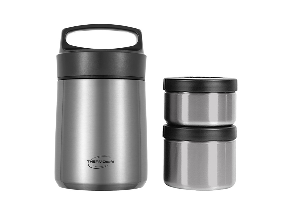 Термос с двумя контейнерами из нерж. стали тм THERMOcafe TCLB-1480SY (SS) 1