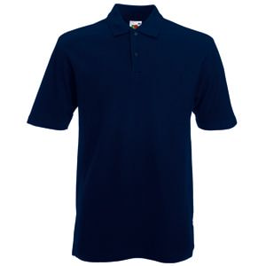 Поло»Heavy Polo», глубокий темно-синий_M, 100% х/б