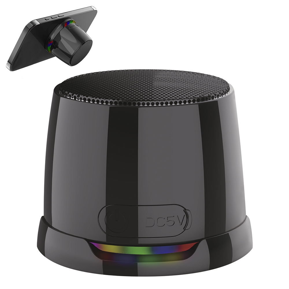 Магнитная беспроводная Bluetooth колонка-подставка Wave 5W, черная