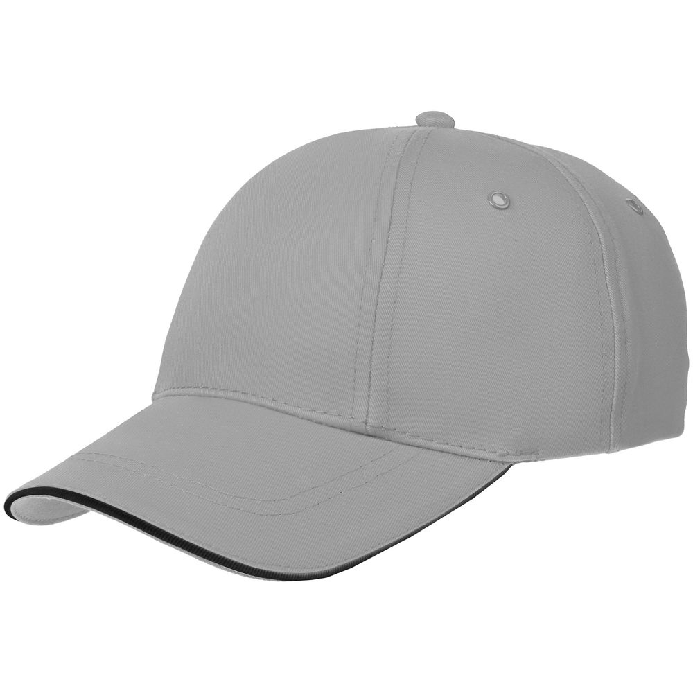 серая с черным кантом