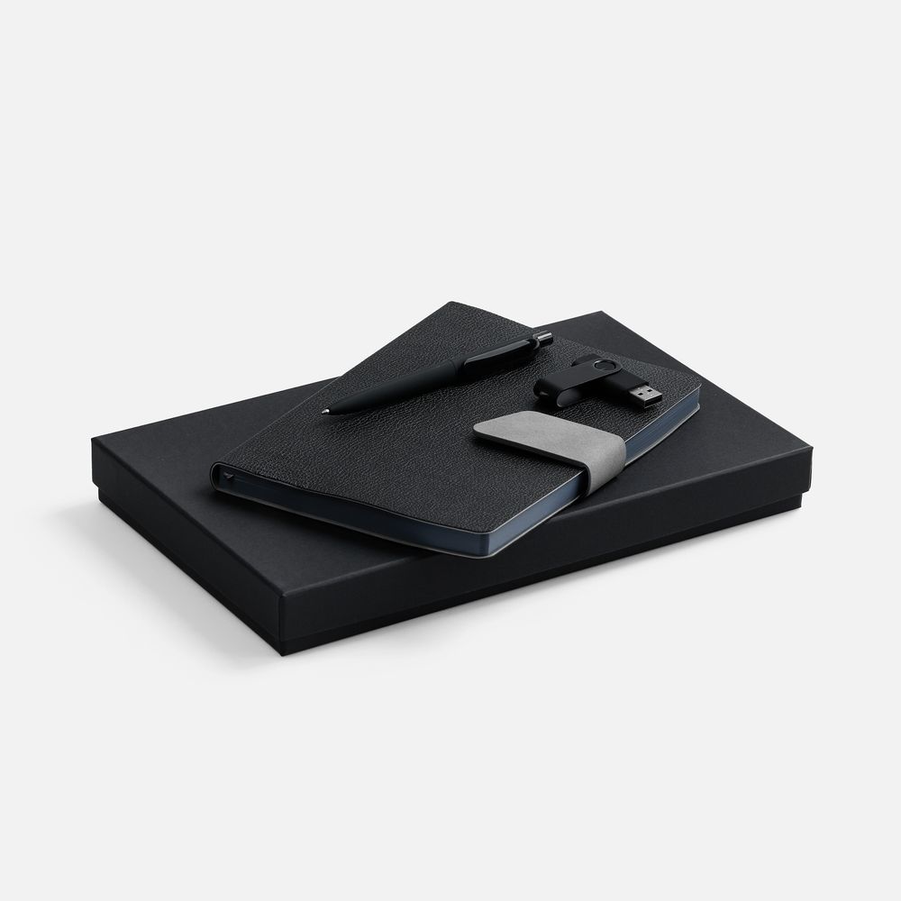 черный с серым