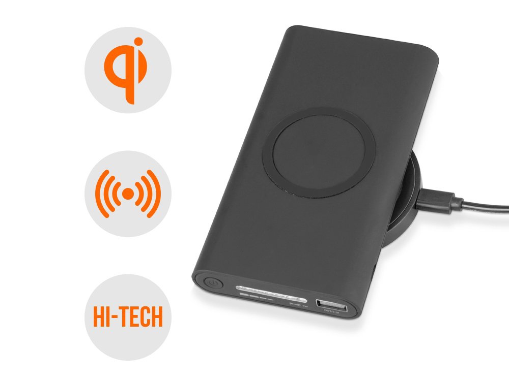 Портативный набор с беспроводным зарядным устройством (power bank) Force