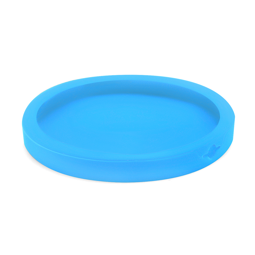 голубой полуматовый