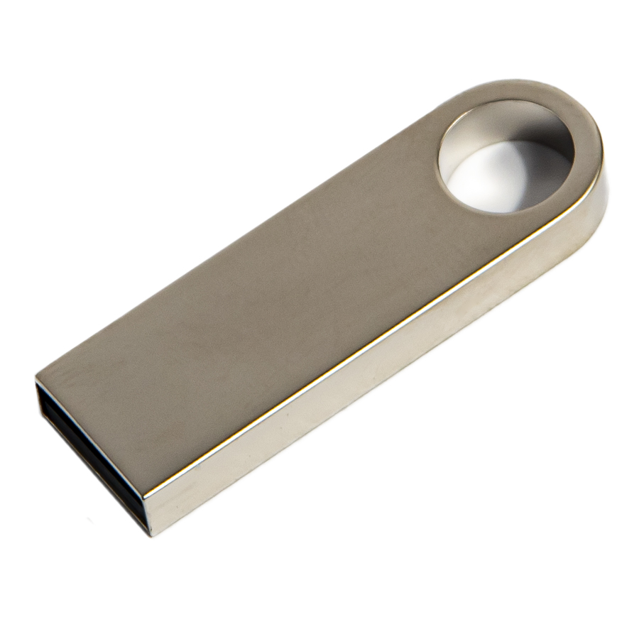 USB flash-карта SMART (8Гб), серебристая, 3, 9х1, 2х0, 4 см