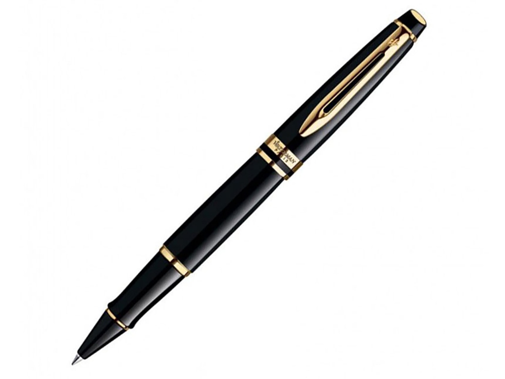 Ручка-роллер Waterman Expert 3, цвет: Black Laque GT