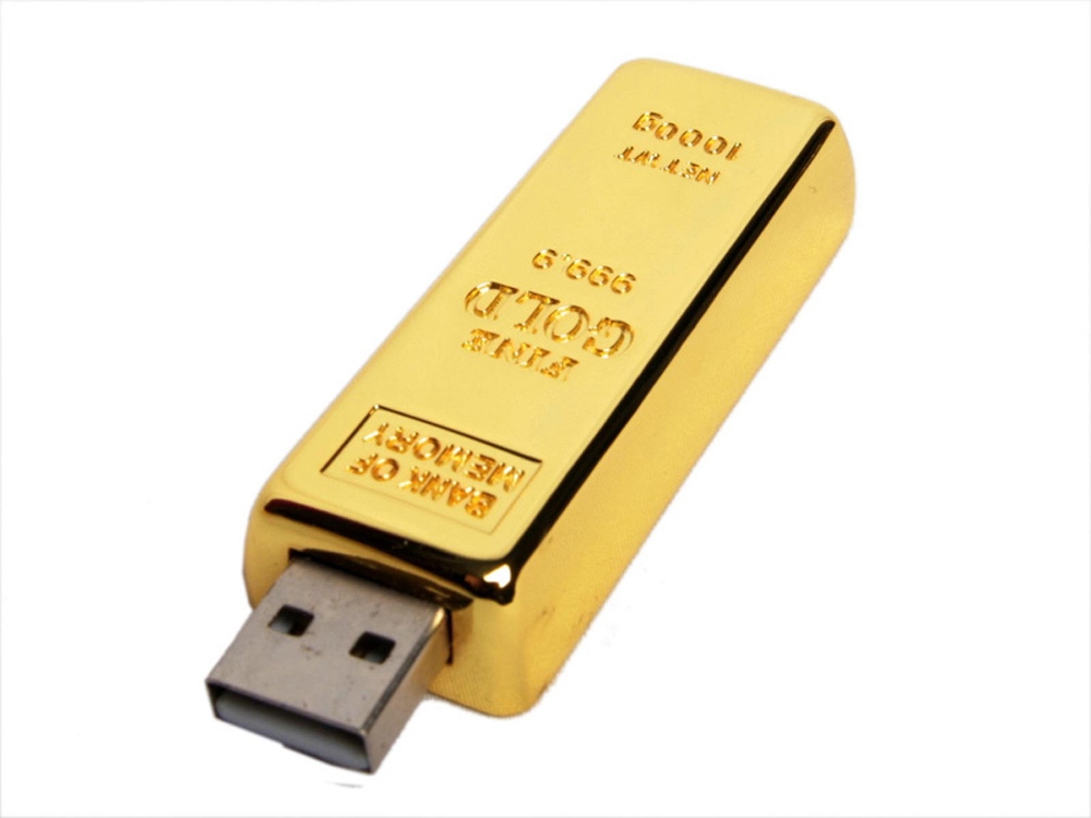 USB-флешка на 32 Гб в виде слитка золота